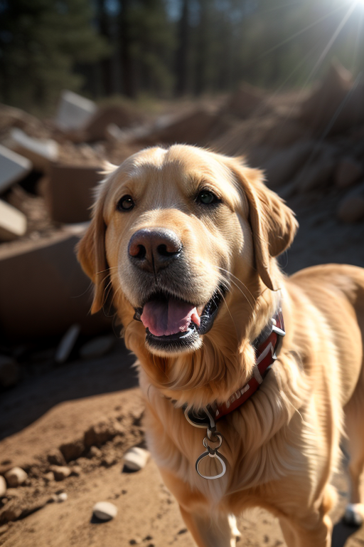 Golden Retriever – Những Người Hùng Bốn Chân Trong Công Tác Cứu Hộ