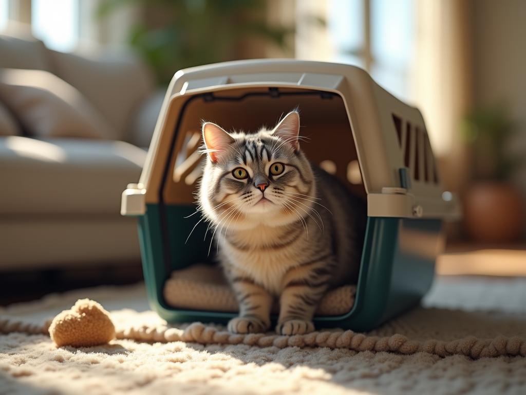 Scottish Fold – Bí quyết dạy mèo đi vào lồng vận chuyển một cách nhẹ nhàng