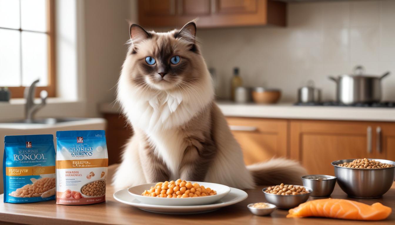 Hướng Dẫn Chi Tiết Chế Độ Ăn Uống Lành Mạnh Cho Mèo Ragdoll