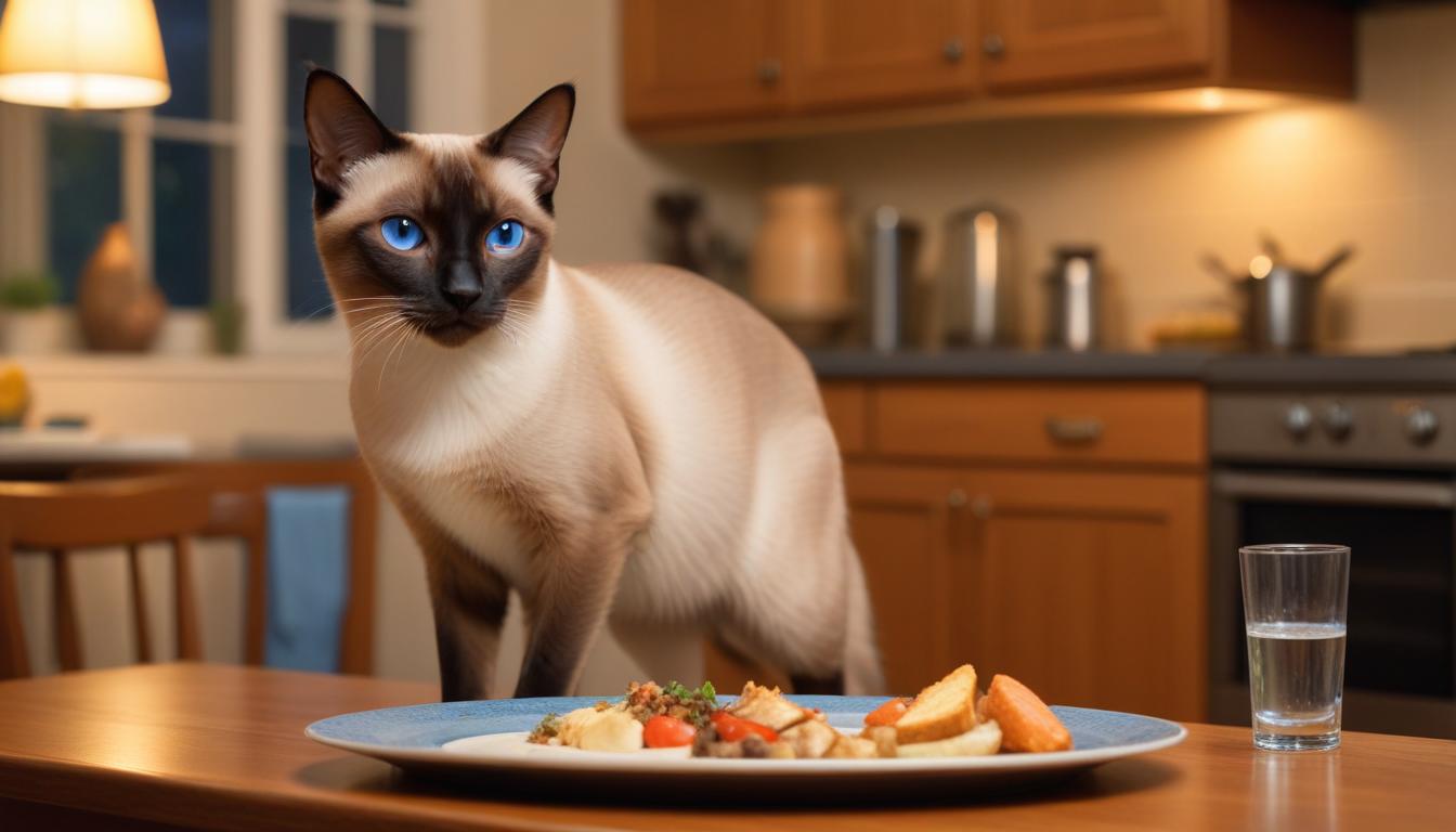 Huấn Luyện Mèo Siamese Tránh Leo Lên Bàn Ăn: Hướng Dẫn Chi Tiết