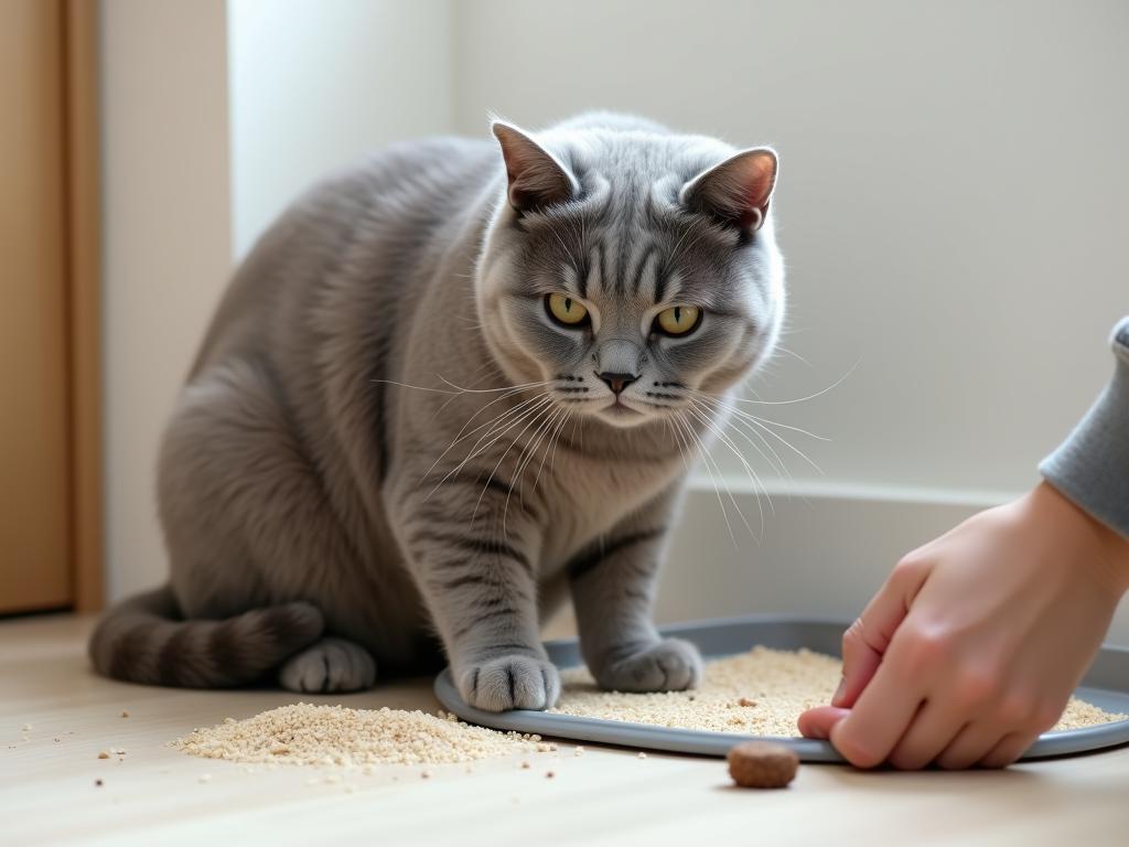 Mèo Anh Lông Ngắn – Làm sao để huấn luyện dùng khay cát 100% hiệu quả?