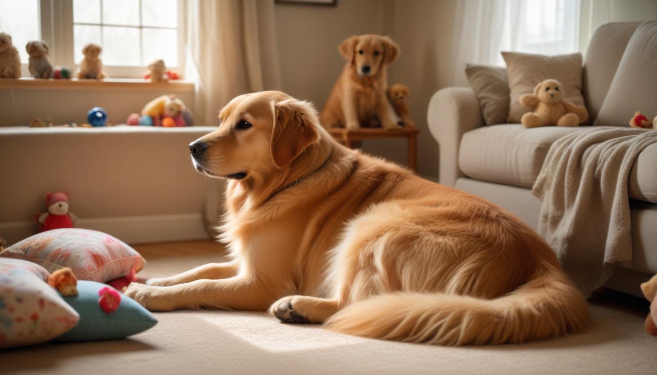 Cách Giúp Golden Retriever Giảm Lo Lắng Khi Ở Một Mình