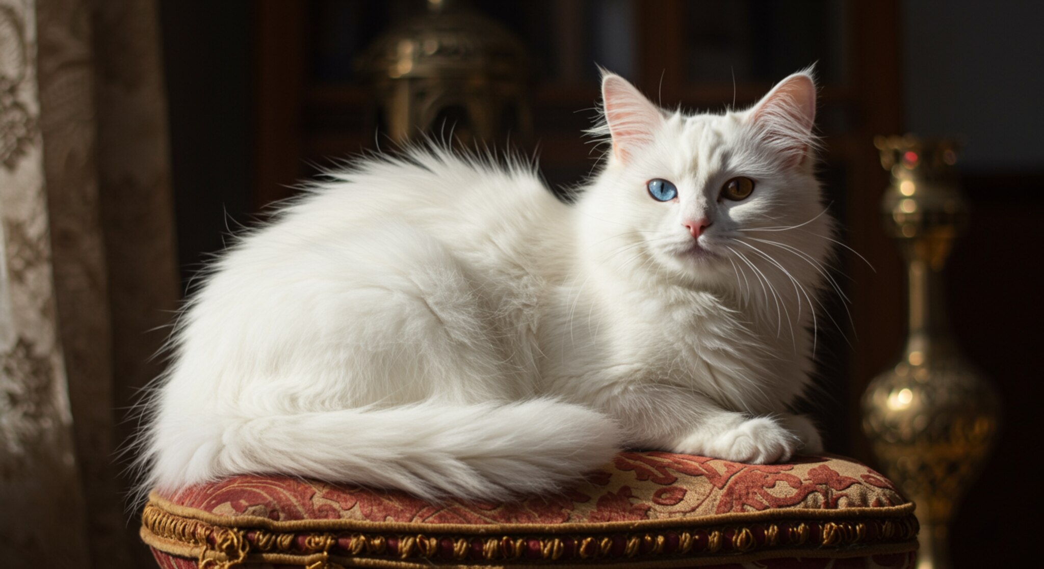 Mèo Turkish Angora – Chăm sóc lông dài và chế độ ăn uống hợp lý