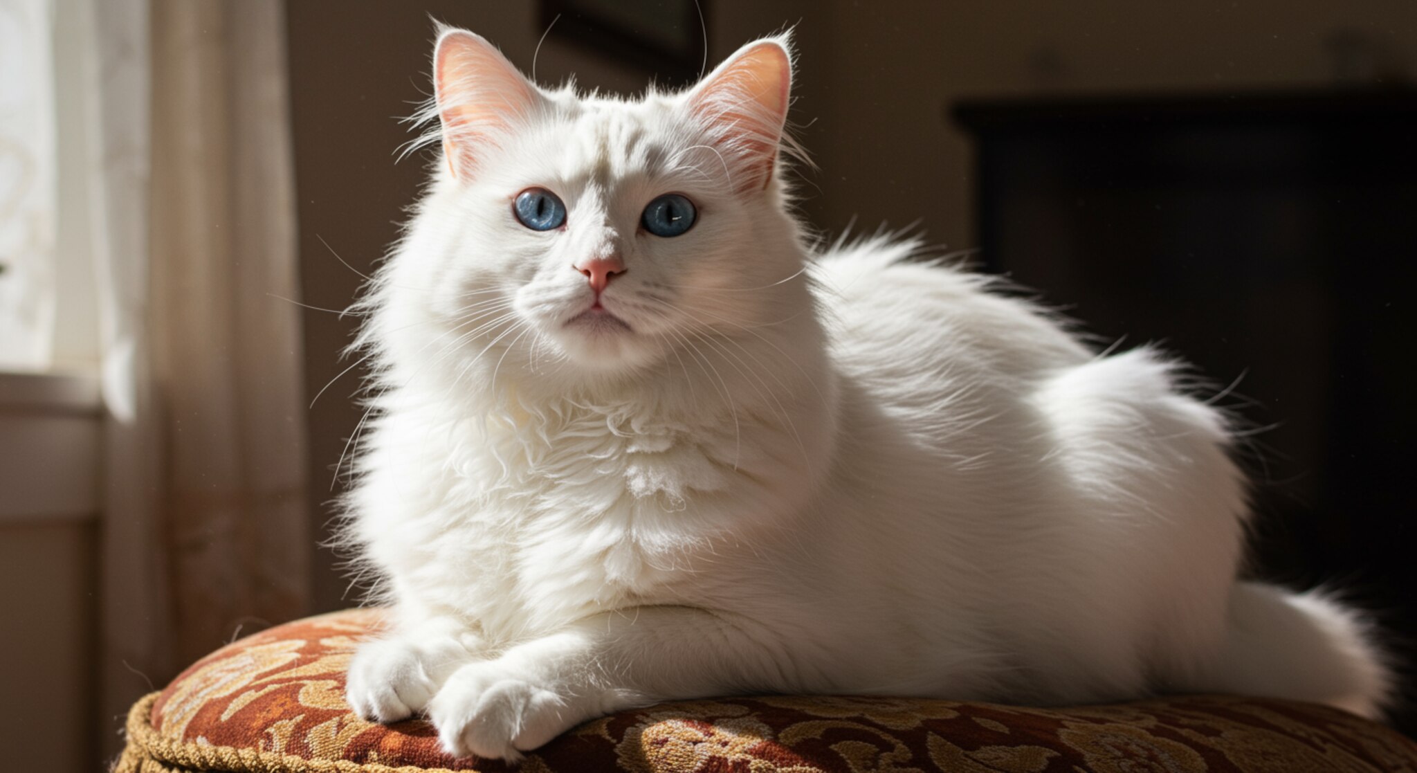 Mèo Turkish Angora – Chăm sóc lông dài và chế độ ăn uống hợp lý