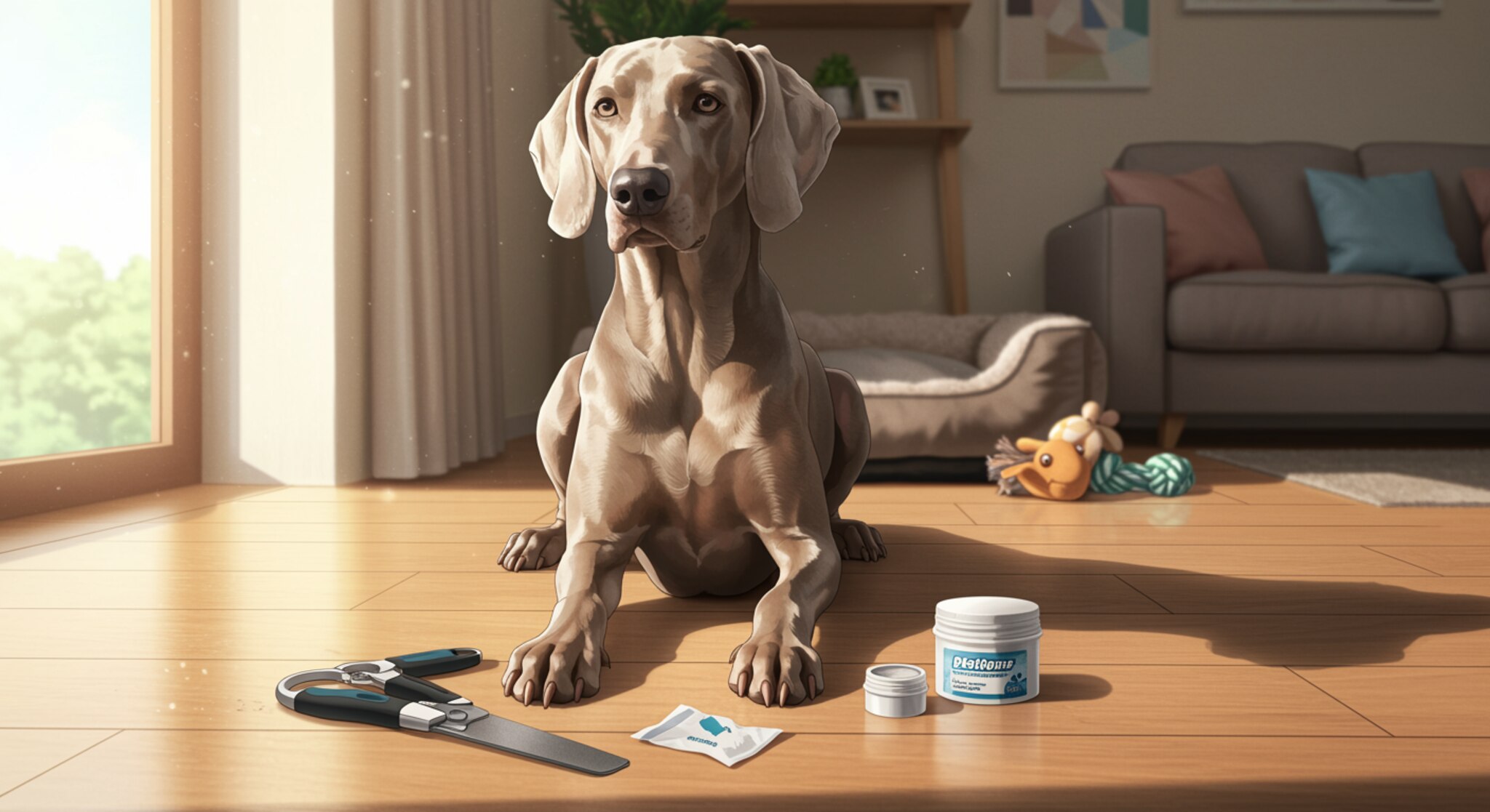 Chó Weimaraner – Chăm sóc móng chân và phòng ngừa các vấn đề sức khỏe