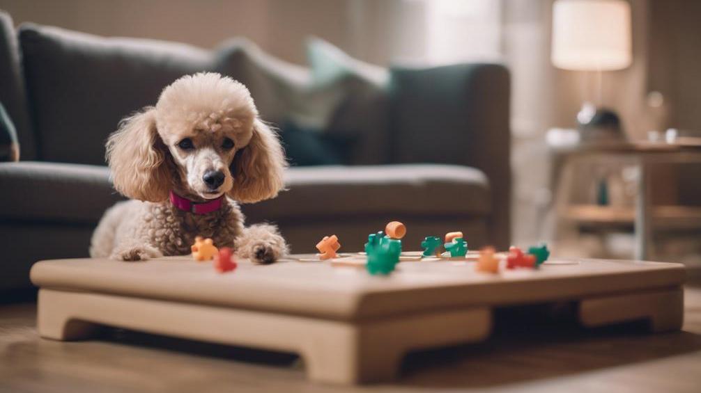 Poodle – Những bài huấn luyện trí tuệ đơn giản tại nhà