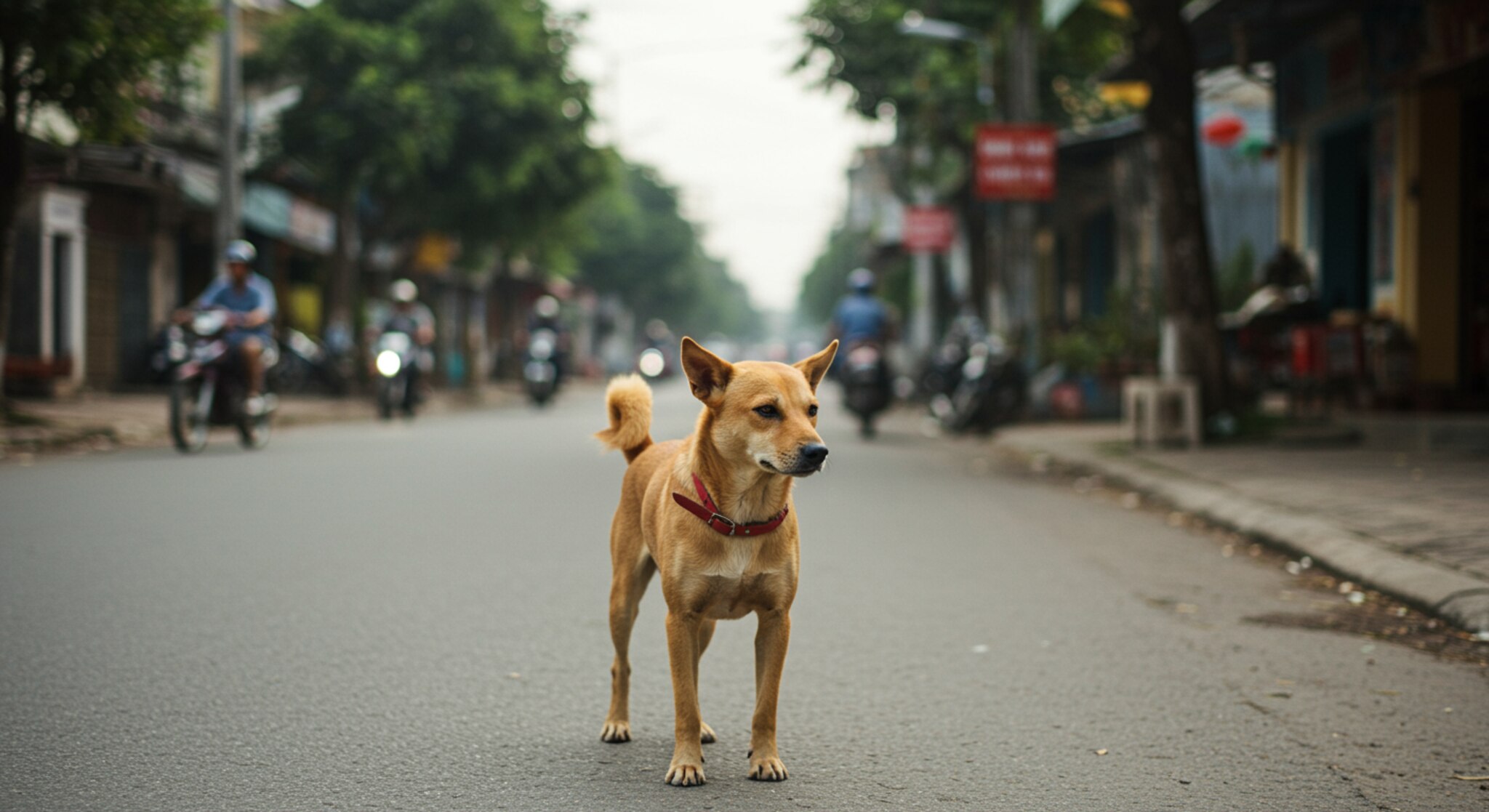 Dạy Chó Phú Quốc Không Đuổi Theo Xe Máy: Có Thể Không?