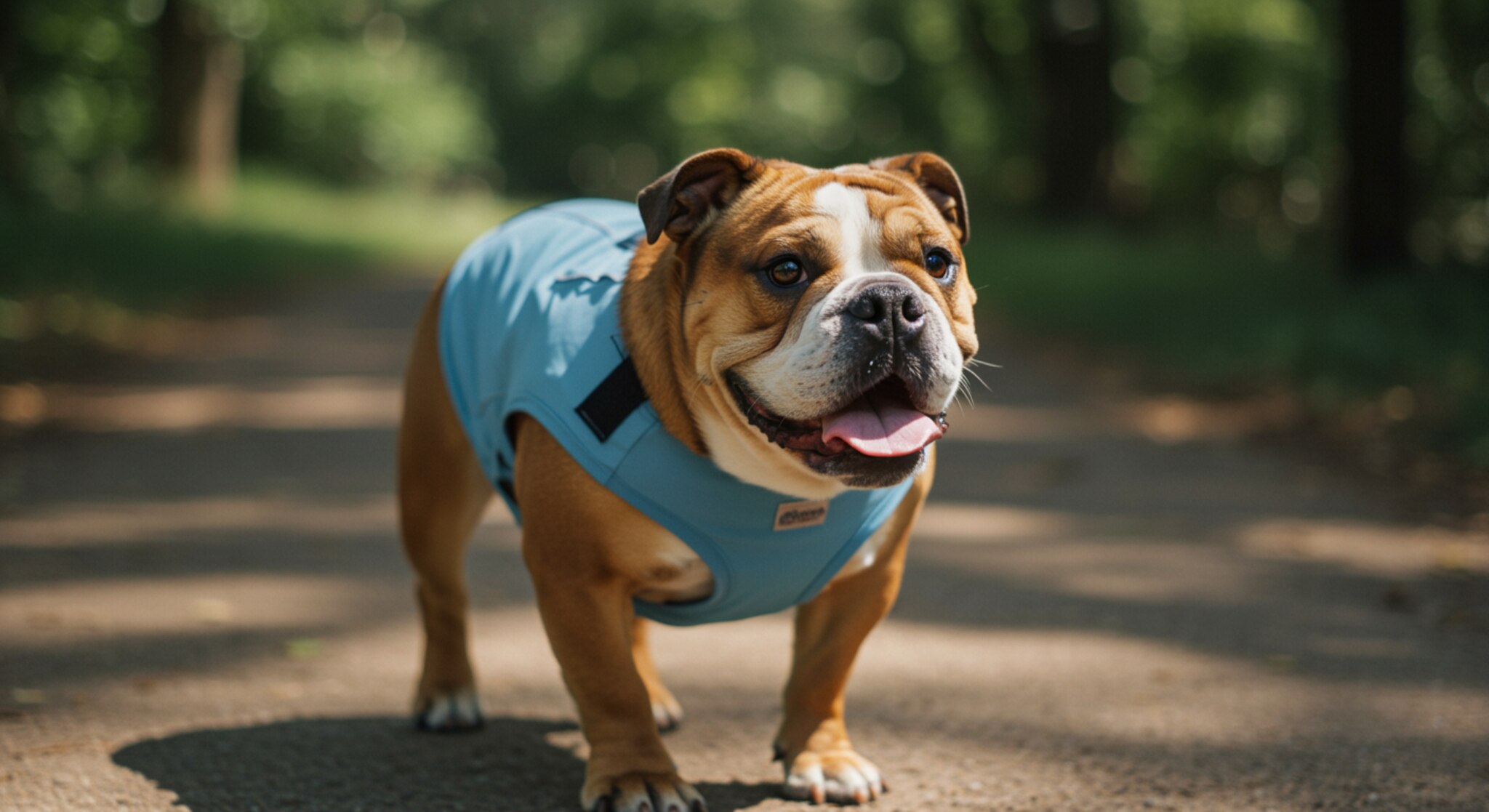 Cách Để Chó English Bulldog Không Bị Nhiệt Khi Đi Dạo Ngoài Trời