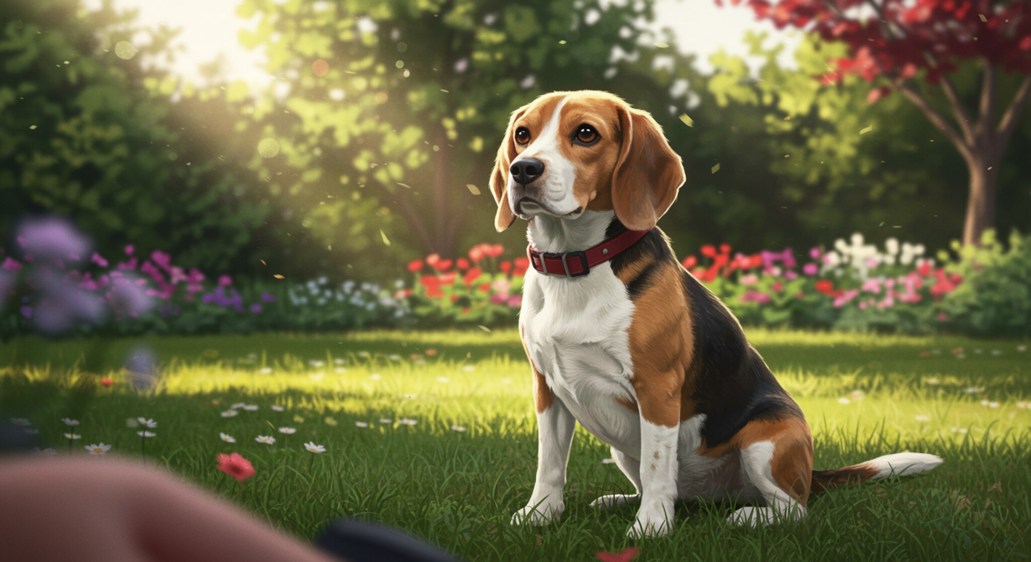 Huấn luyện chó Beagle không đào bới sân vườn