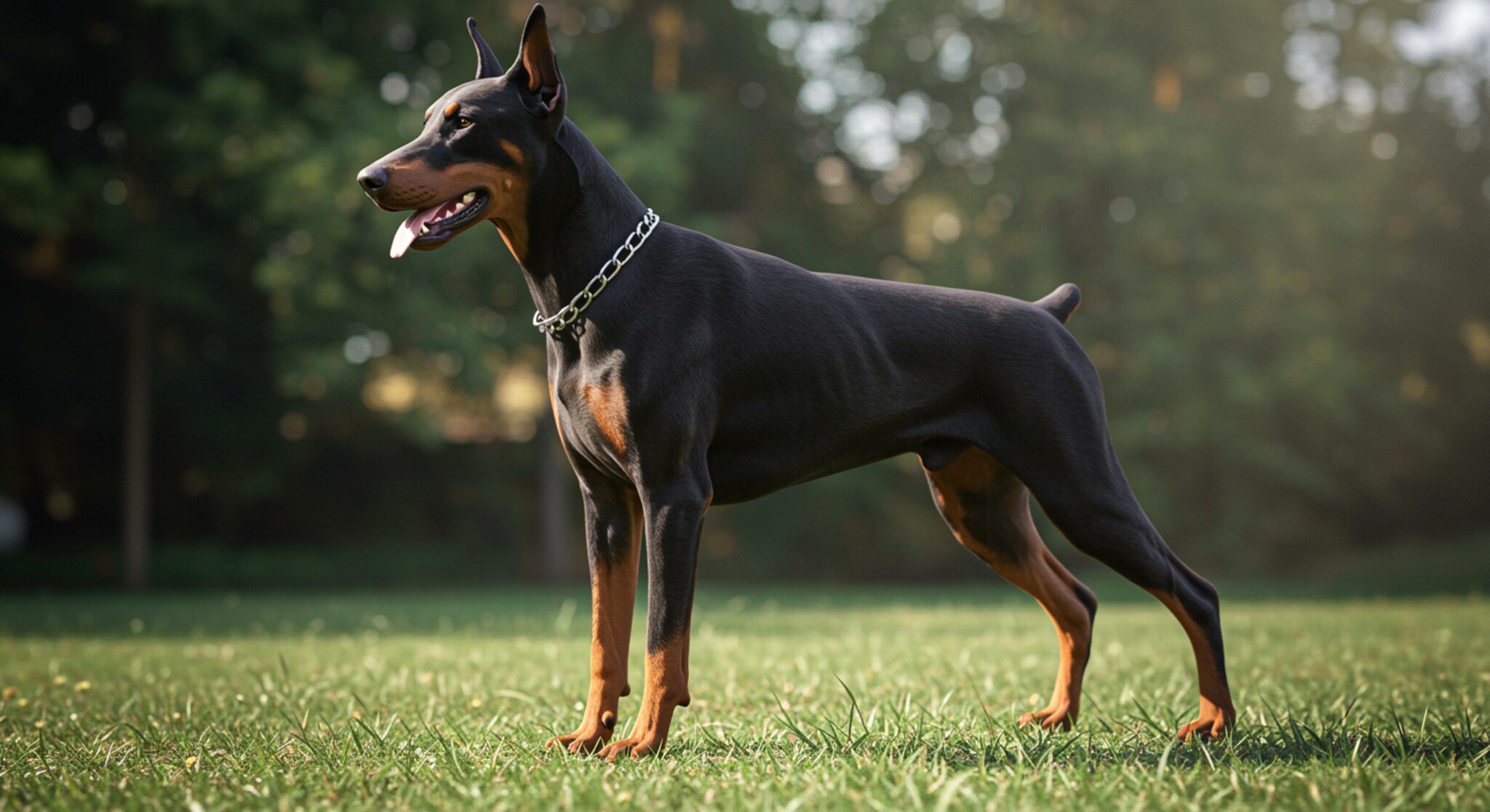 Chó Doberman – Chăm sóc bộ lông ngắn và nhu cầu vận động cao