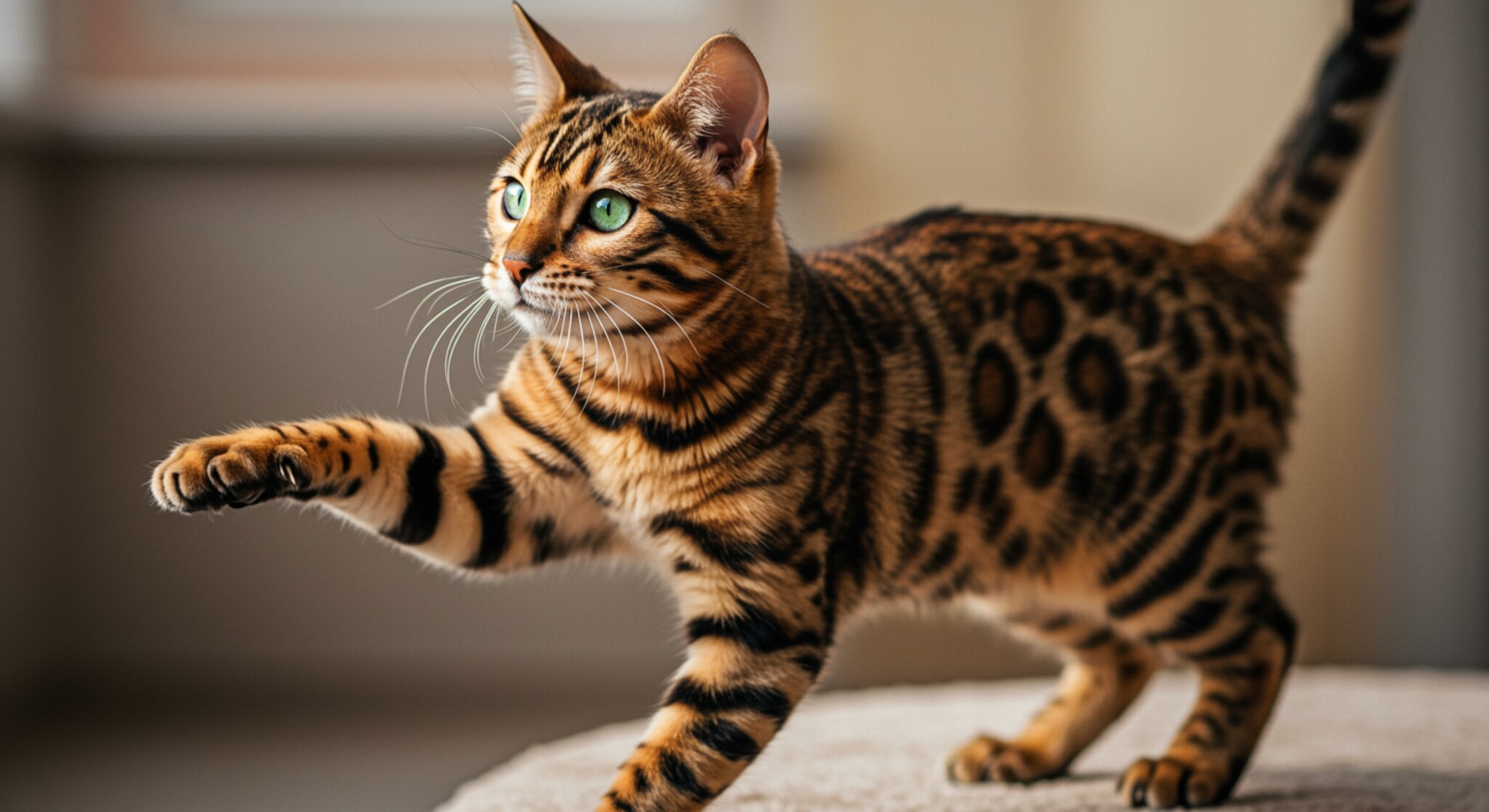 Giống mèo Bengal: Bộ lông vằn và tính cách năng động