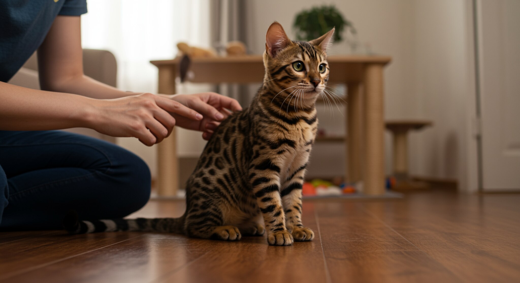 Mèo Bengal – Phương pháp huấn luyện để giảm hành vi leo trèo và phá phách