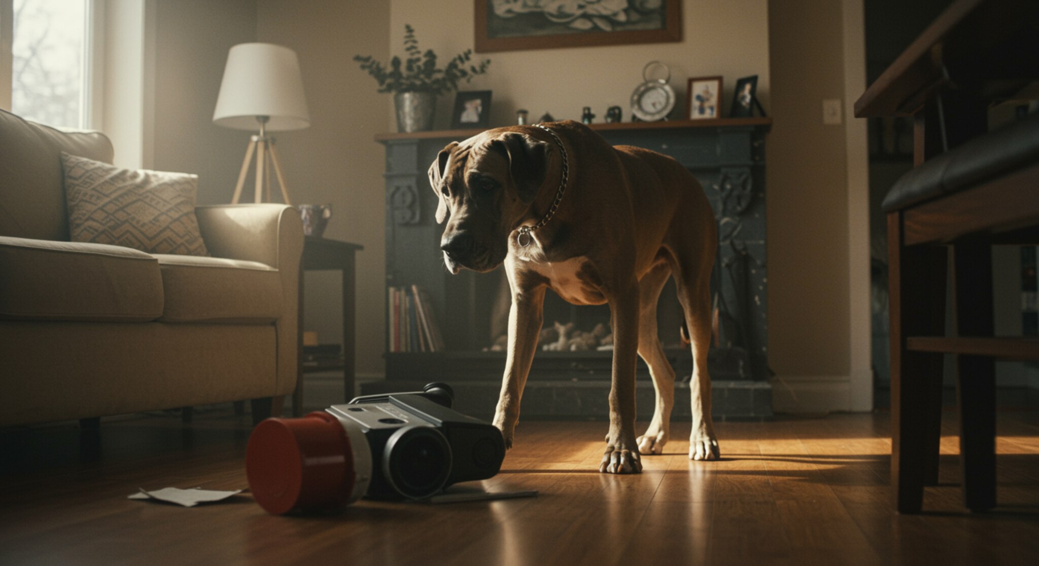 Chó Great Dane Có Thể Học Cách Không Đụng Đổ Đồ Trong Nhà?