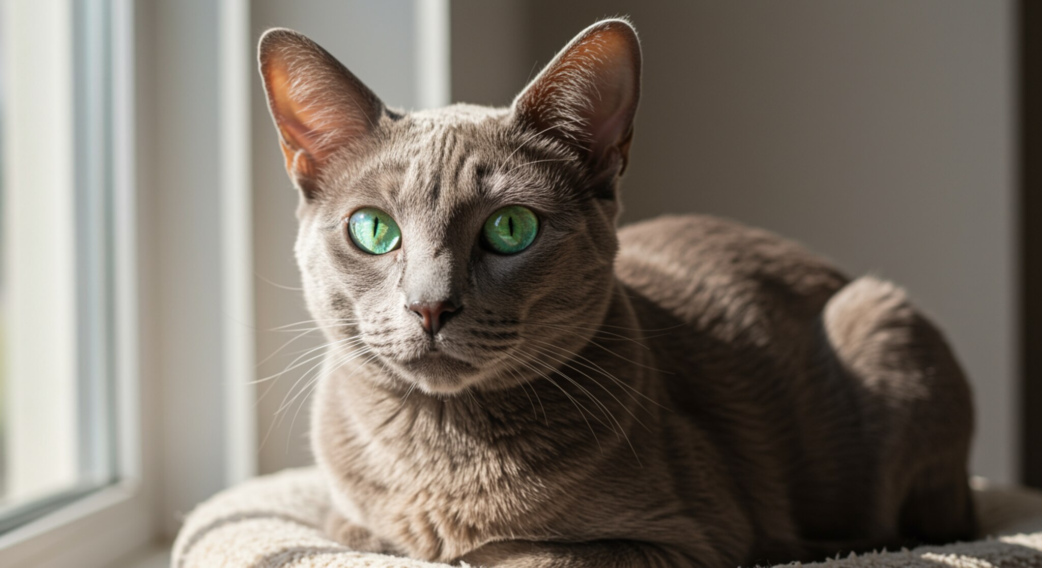 Mèo Korat – Phương pháp huấn luyện để giảm lo âu và tăng cường sự tự tin