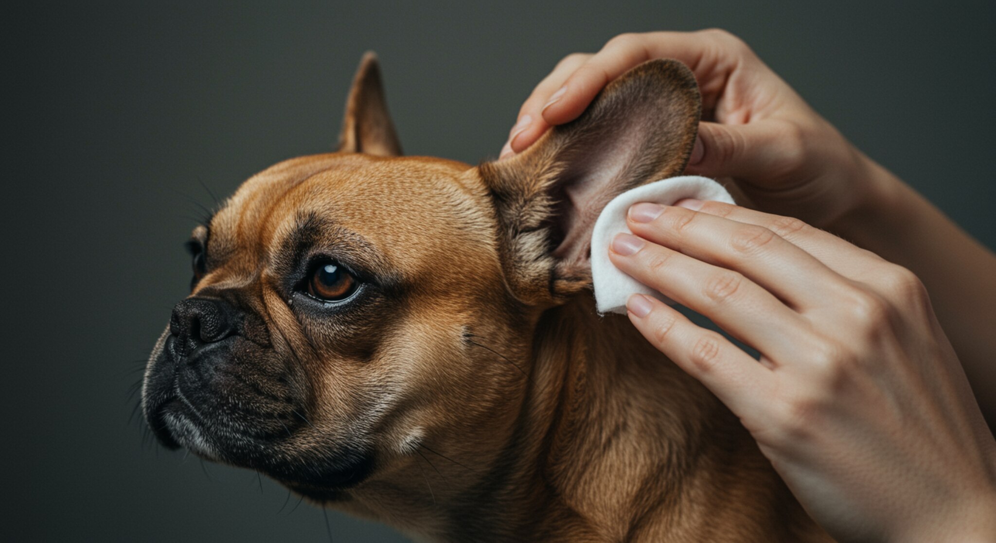 Bí Quyết Làm Sạch Tai Cho Chó Bull Pháp Ngăn Ngừa Viêm Nhiễm