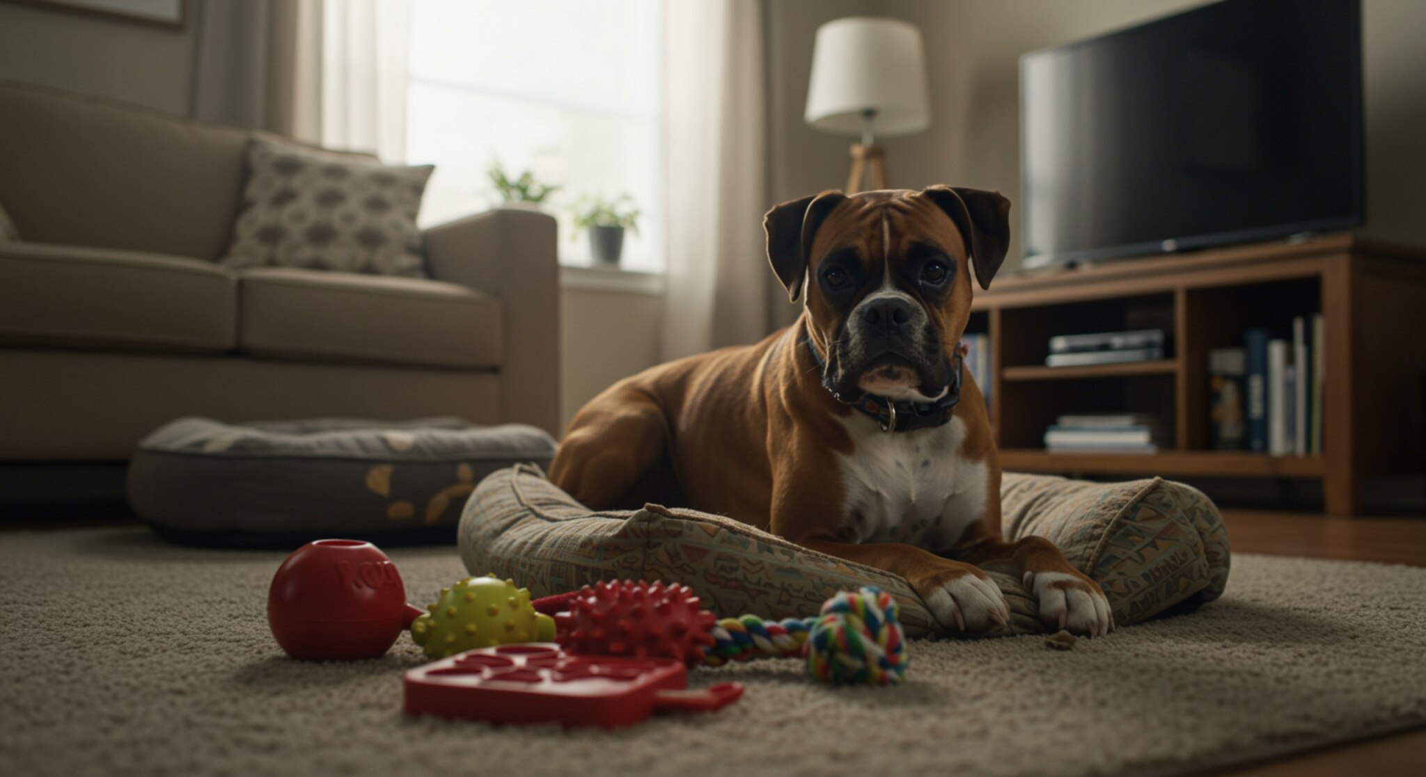 Bài Tập Giảm Stress Cho Chó Boxer Khi Ở Nhà Một Mình