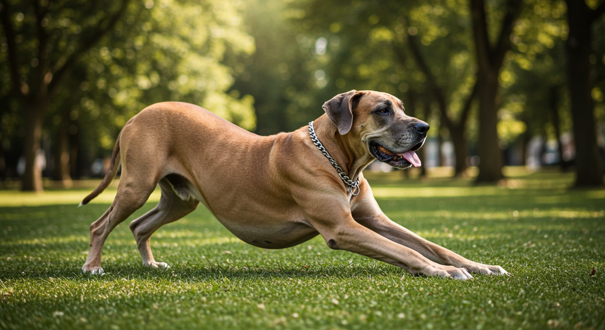 Chó Great Dane Có Thể Tập Các Bài Thể Dục Nhẹ Nhàng Nào?