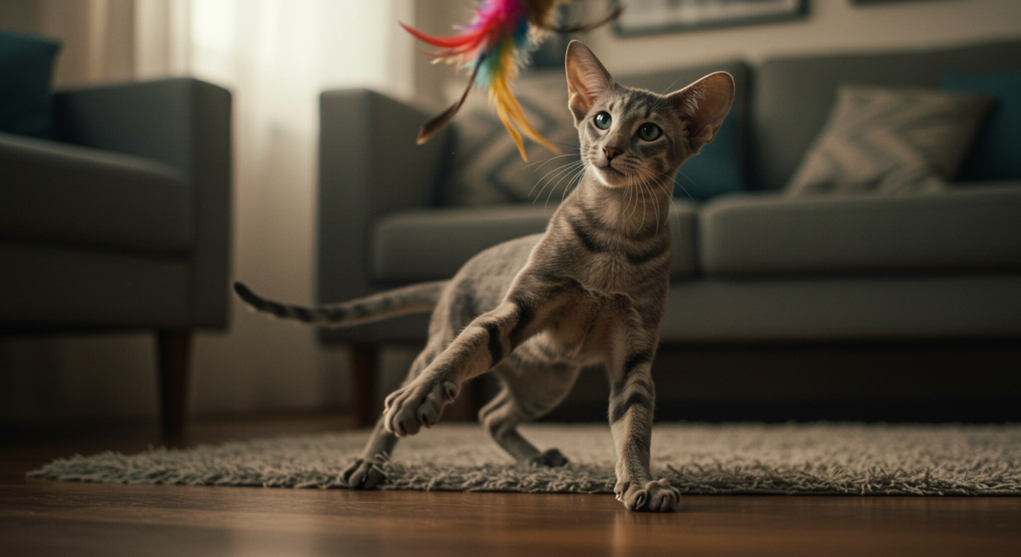 Mèo Oriental Shorthair Có Thực Sự Cần Bạn Chơi Cùng Hàng Ngày?