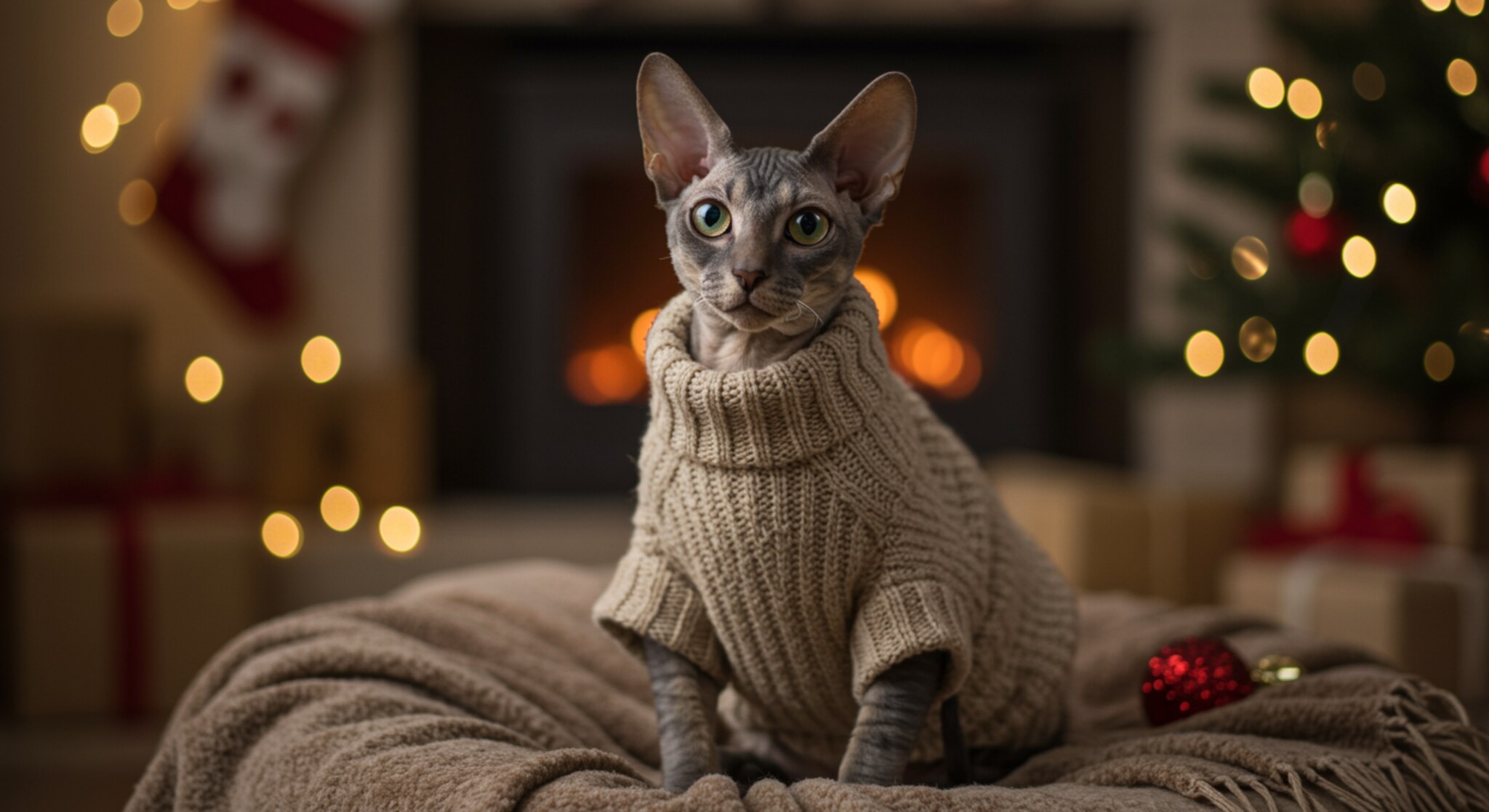 Mèo Cornish Rex Có Cần Mặc Áo Khi Trời Lạnh?