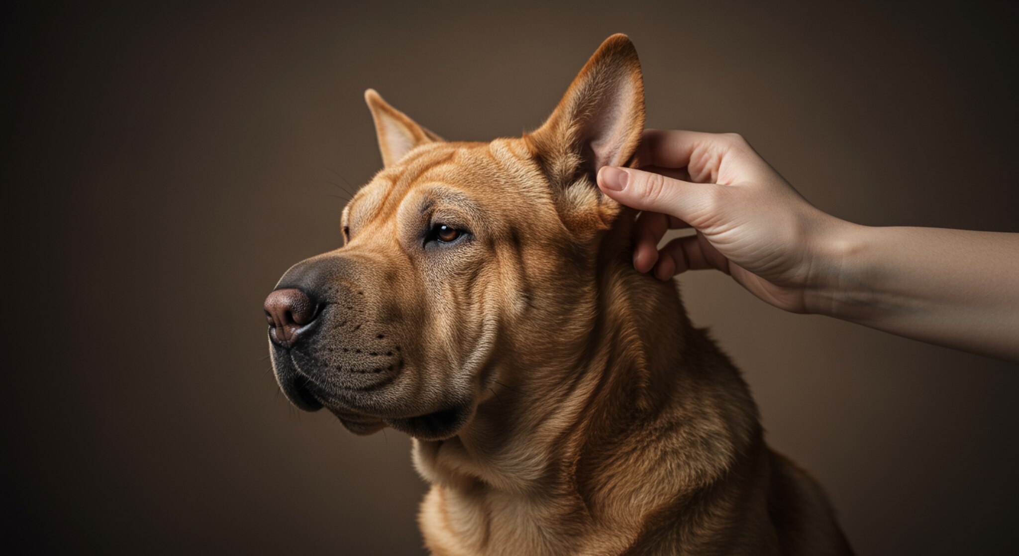 Làm Sao Để Chó Shar Pei Không Gầm Gừ Khi Bị Chạm Vào Tai?