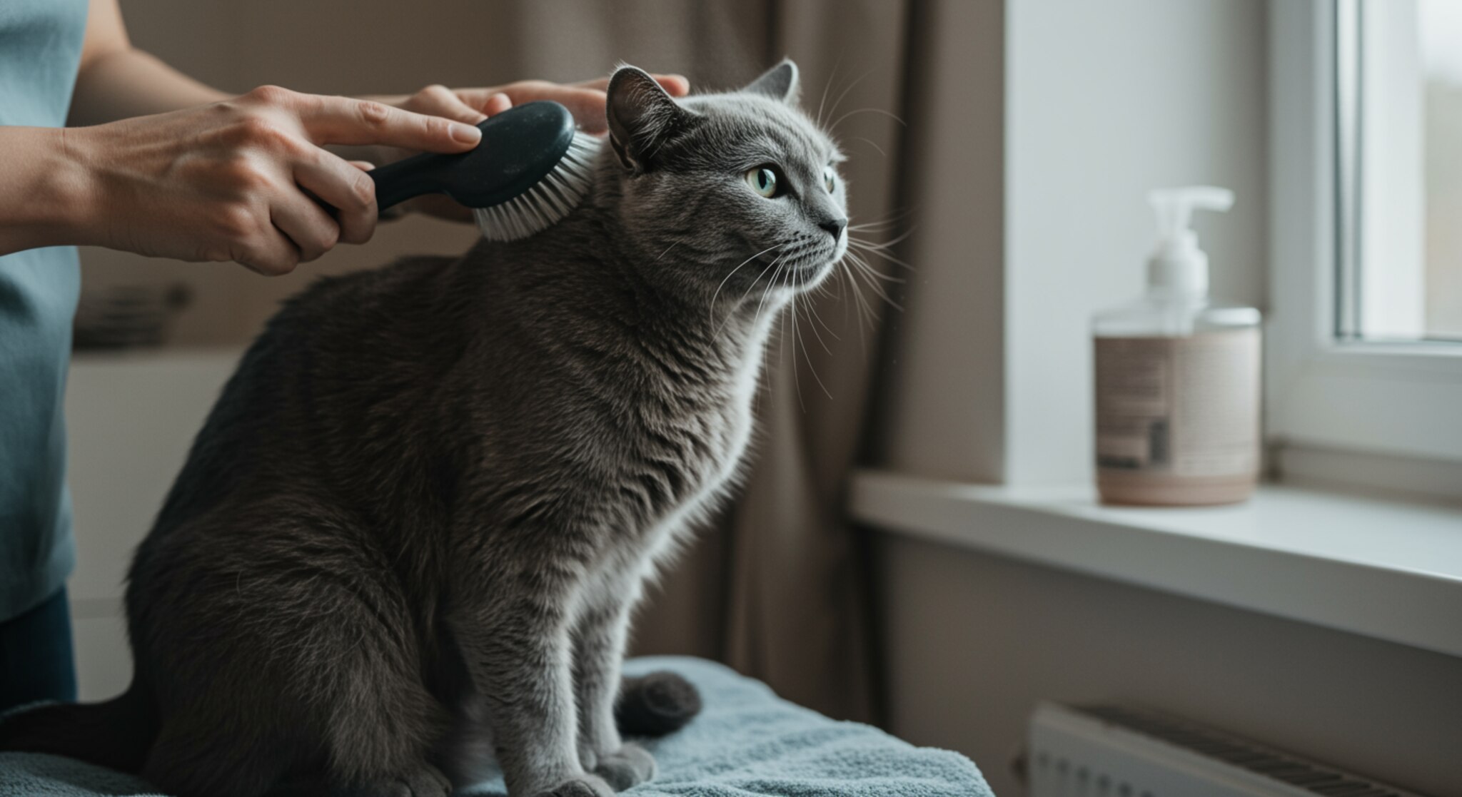 Tắm Khô Có Phù Hợp Với Mèo Chartreux Không?