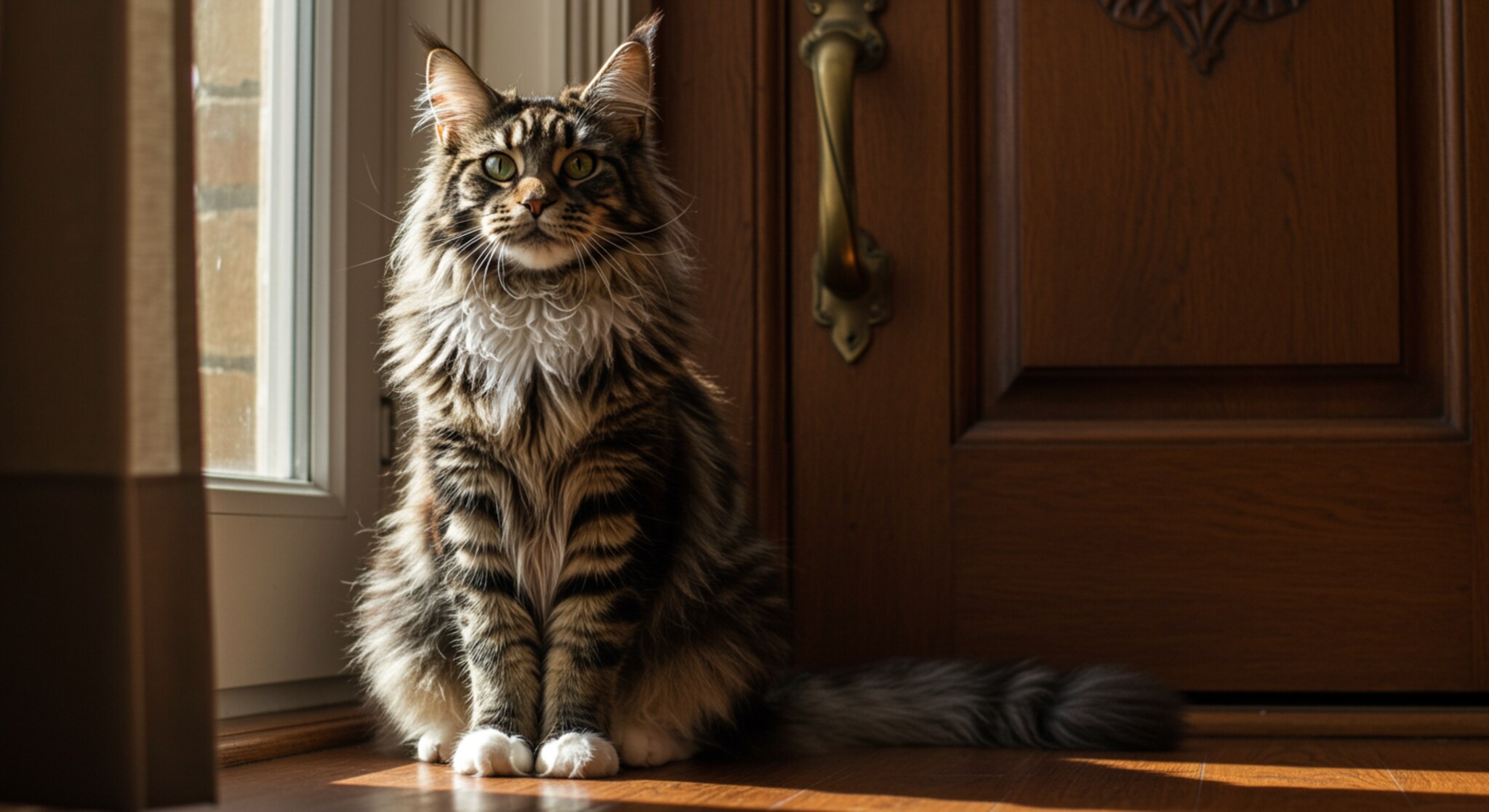 Mèo Maine Coon Có Thể Biết Cách Đóng Cửa Sau Khi Vào Phòng?