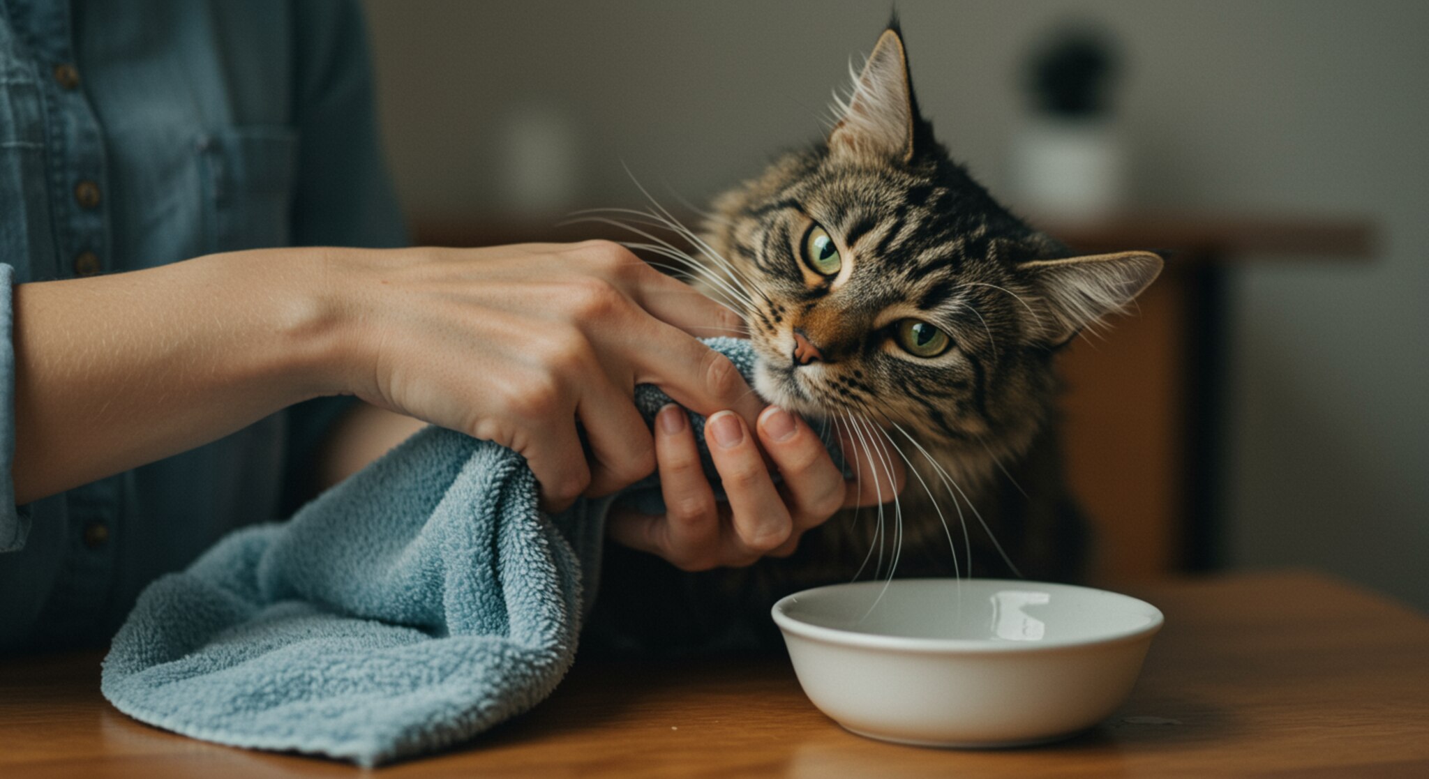 Giữ Vệ Sinh Chân Cho Mèo Manx Không Đuôi Dễ Bẩn