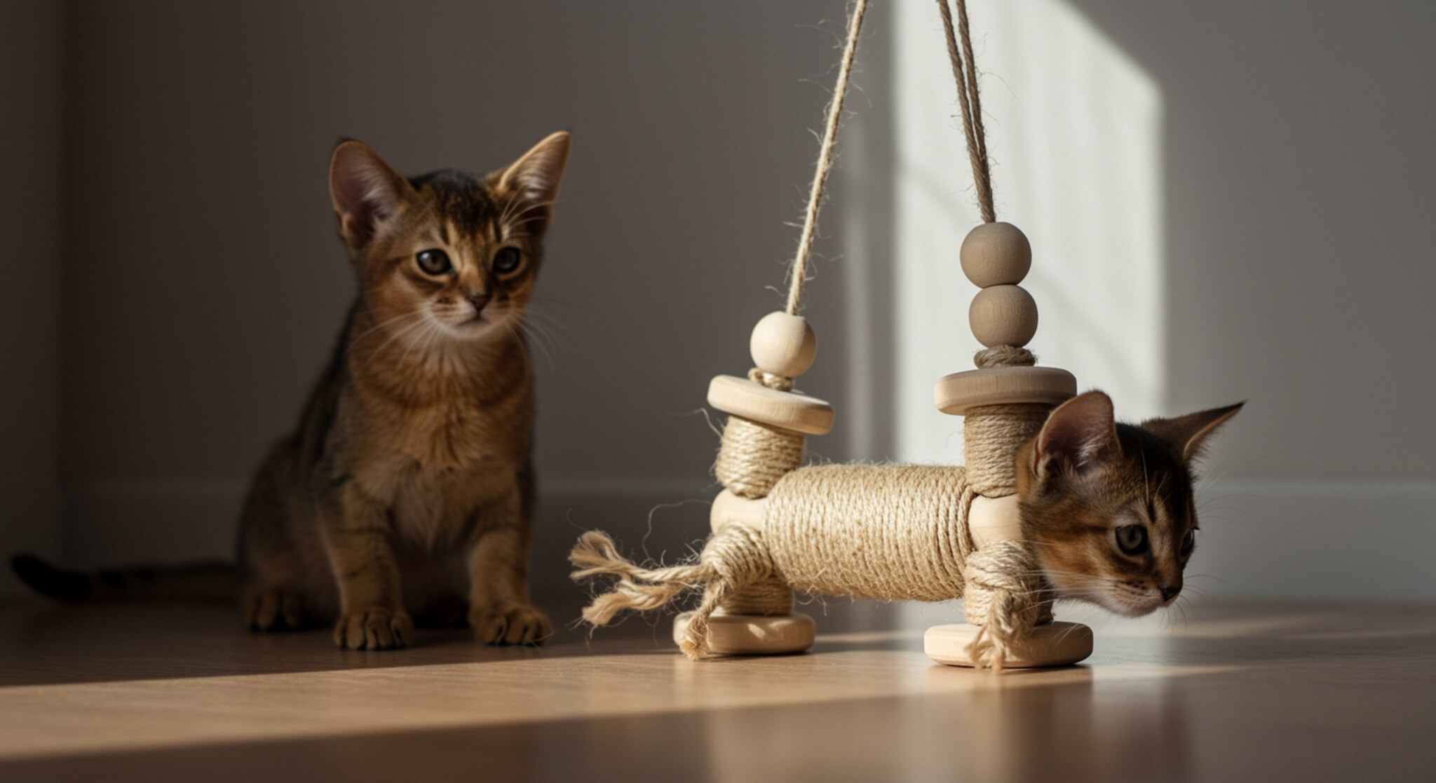 Tự Làm Đồ Chơi An Toàn Cho Mèo Abyssinian Luôn Hoạt Bát