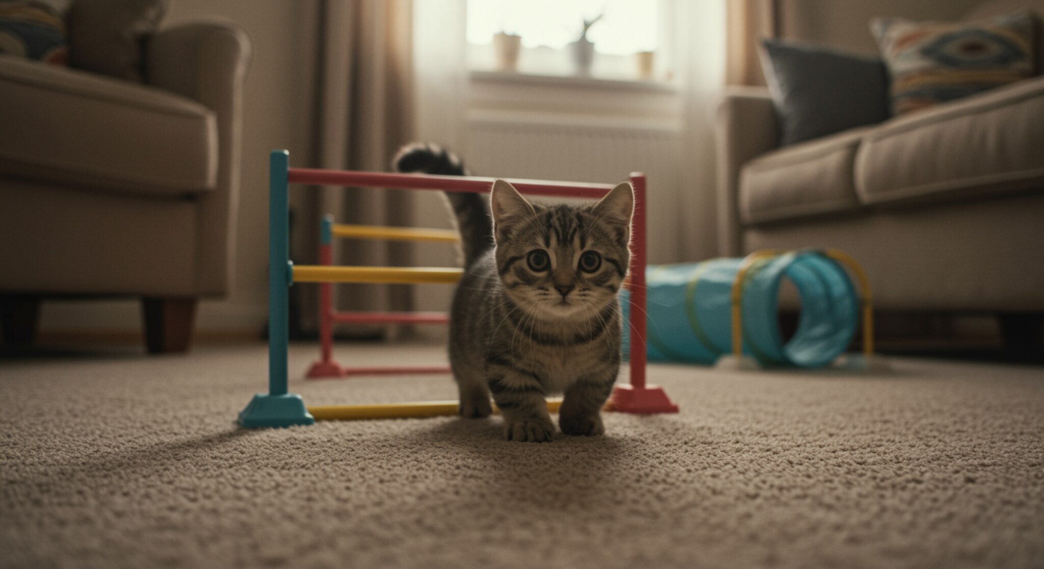 Mèo Munchkin Có Cần Được Học Cách Tự Vượt Chướng Ngại?