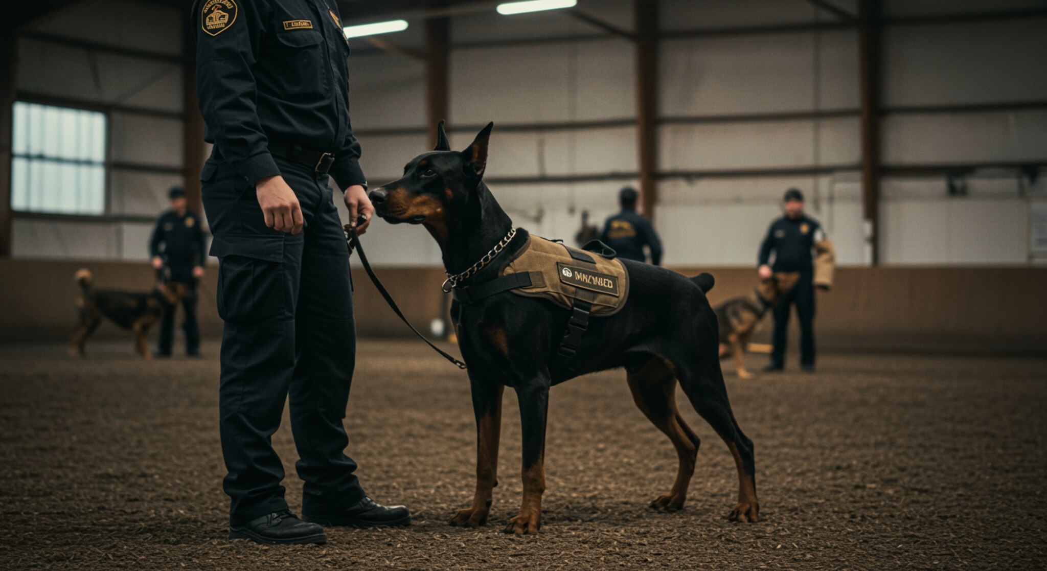 Chó Doberman Có Thể Kiềm Chế Khi Gặp Người Mặc Đồng Phục?