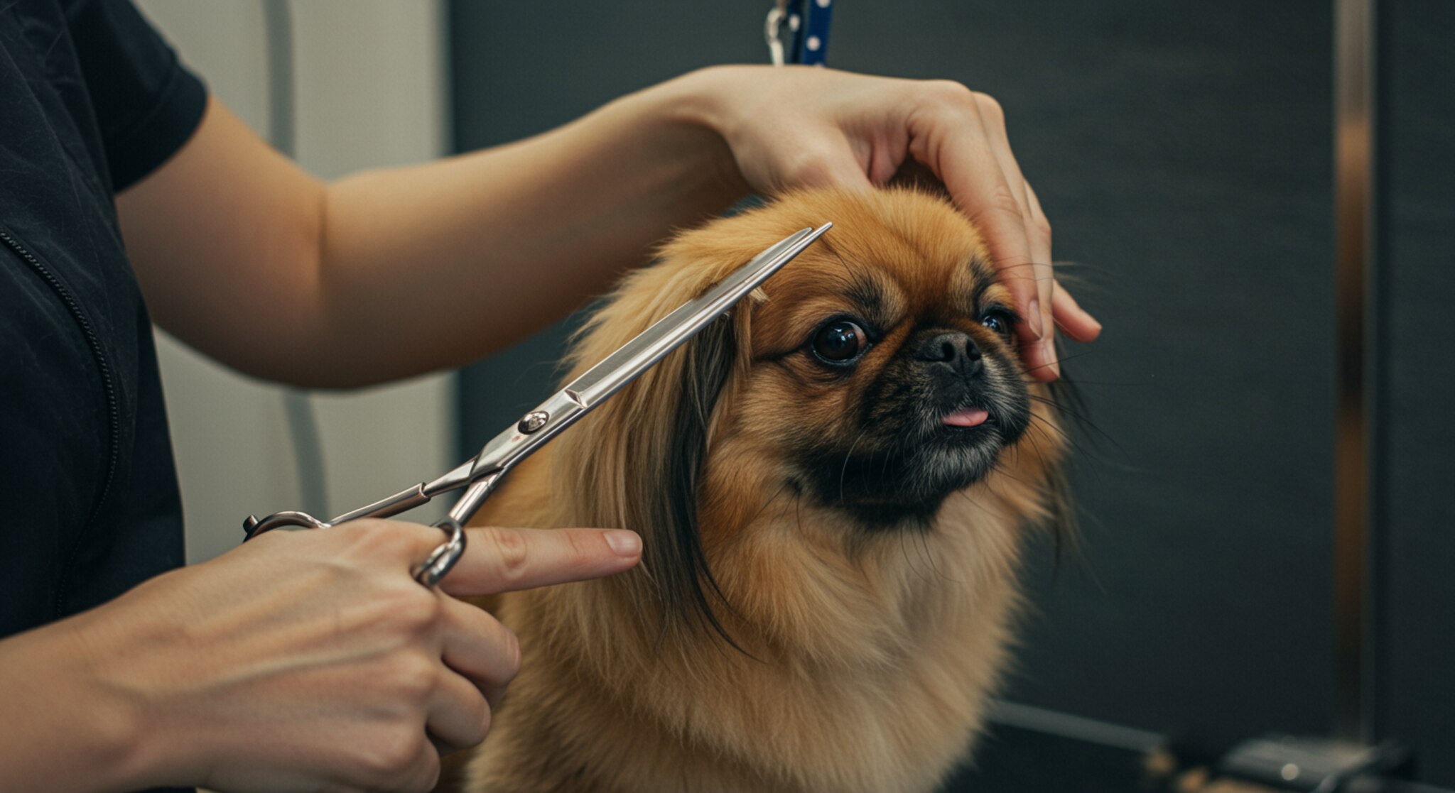 Chó Pekingese Cần Được Cắt Tỉa Mặt Bao Lâu Một Lần?