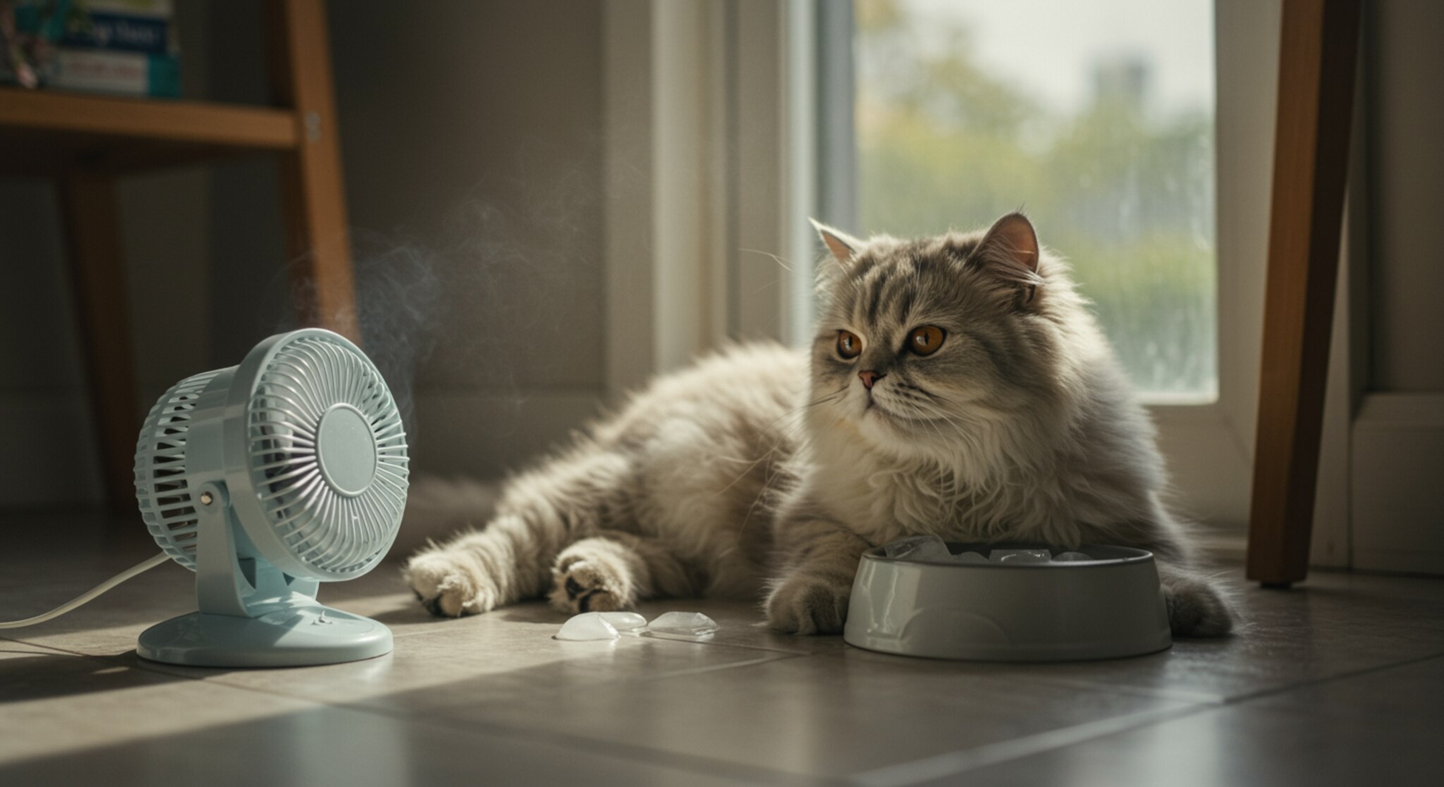 Làm Mát Cho Mèo Ba Tư Trong Những Ngày Nắng Nóng