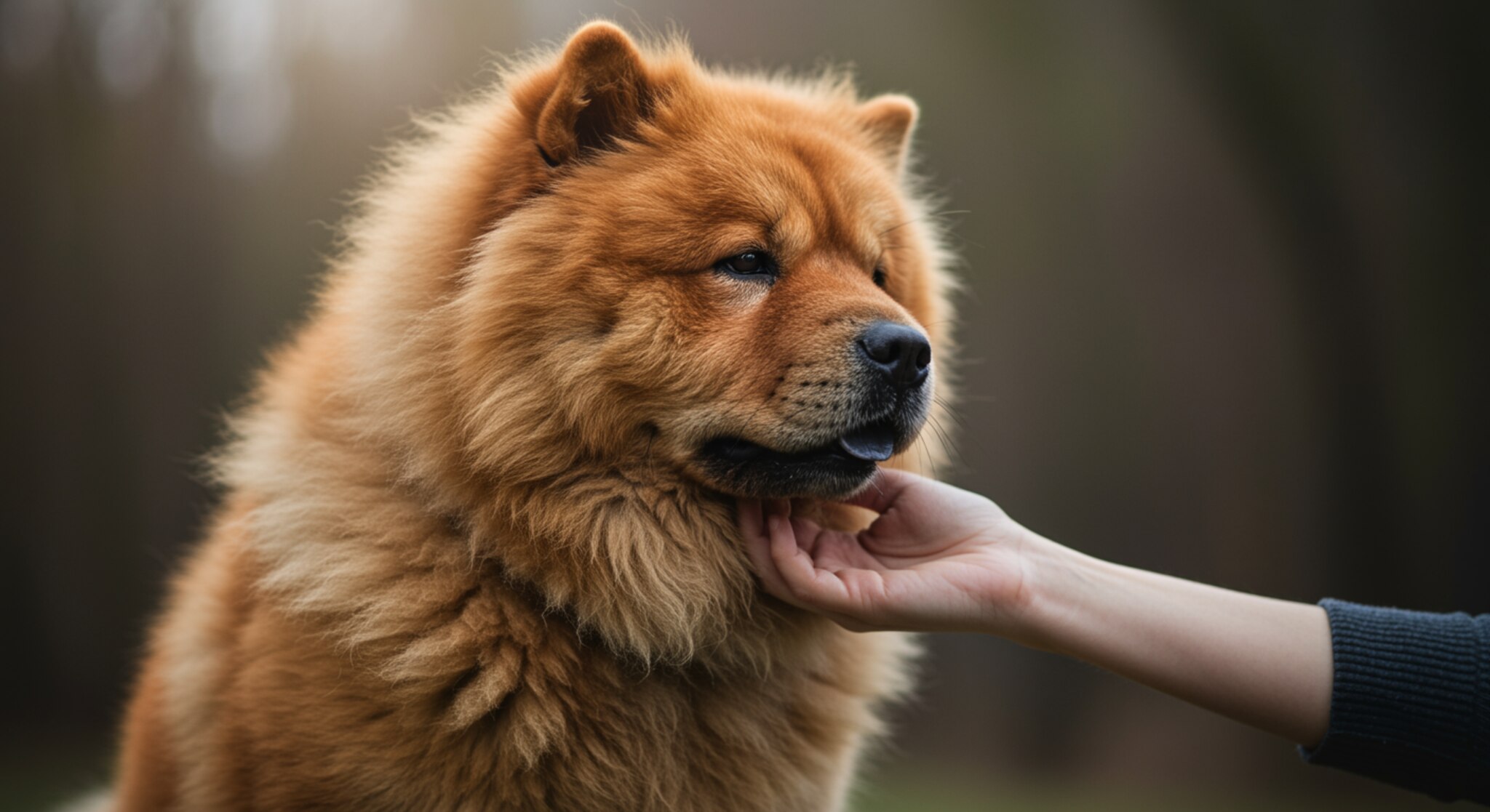 Dạy Chó Chow Chow Không Cắn Khi Được Vuốt Ve Bất Ngờ