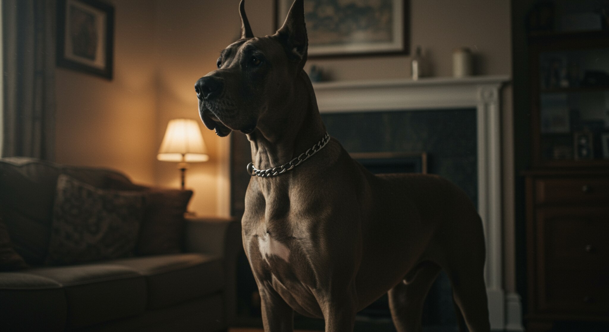 Chó Great Dane Có Thể Học Ngưng Tựa Đầu Vào Người Không Xin Phép?