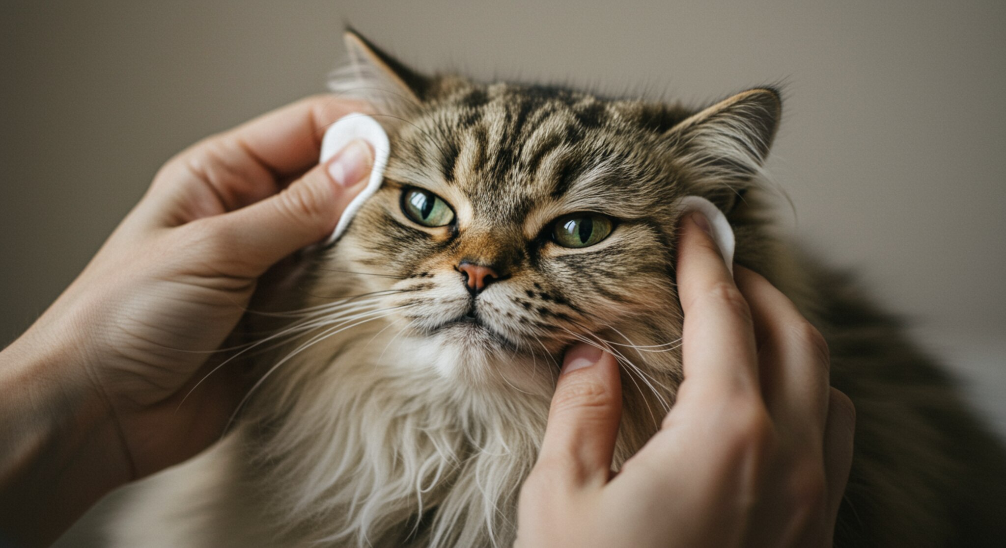 Vệ Sinh Vùng Mắt Cho Mèo Persian Đúng Cách