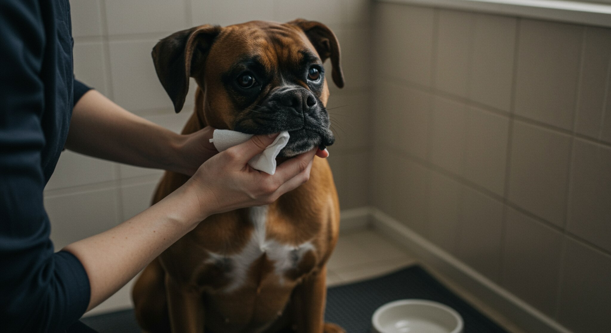 Vệ Sinh Miệng Cho Chó Boxer Không Cần Bàn Chải?