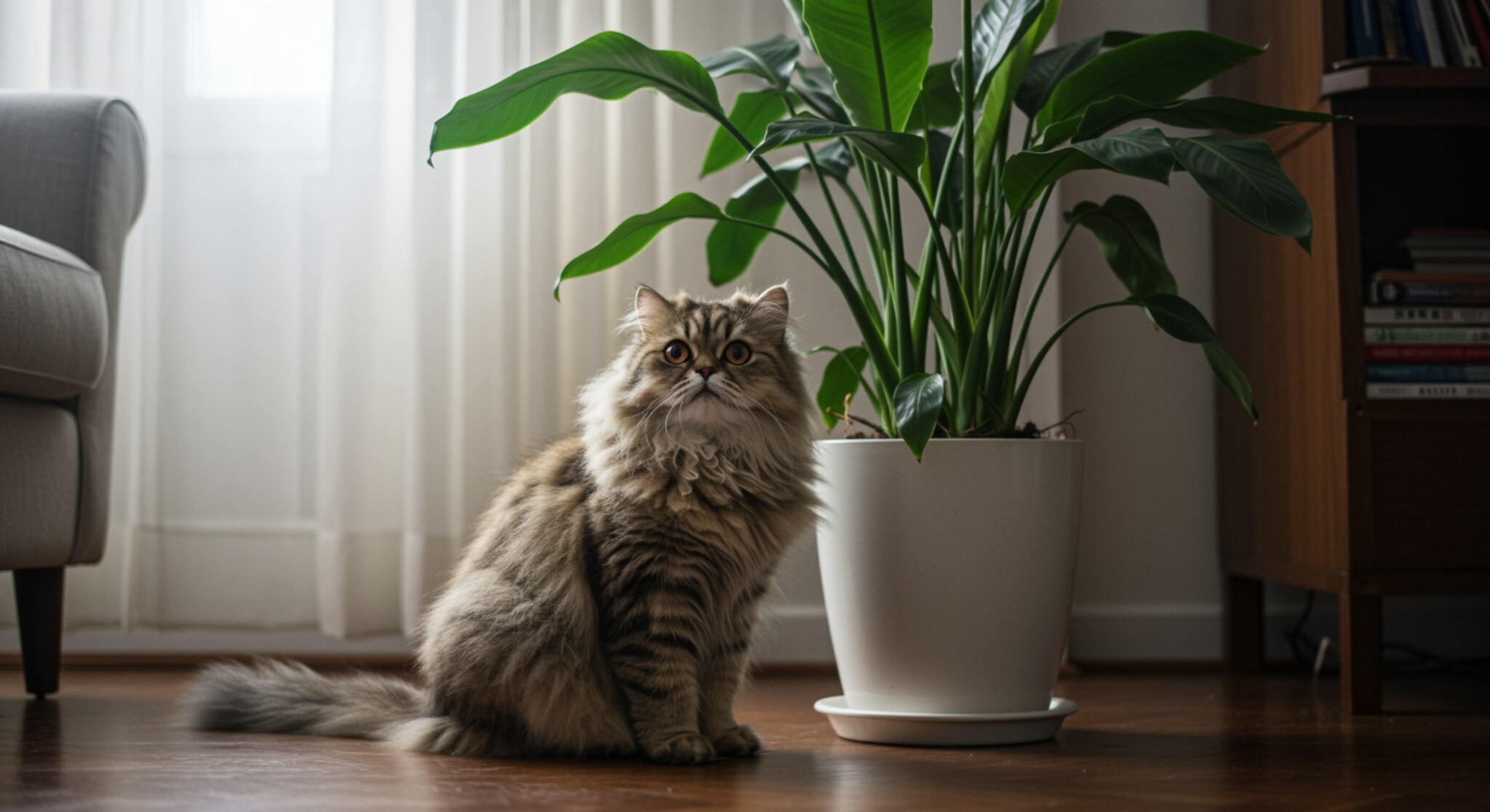 Huấn Luyện Mèo Ba Tư Không Phá Cây Cảnh Trong Nhà