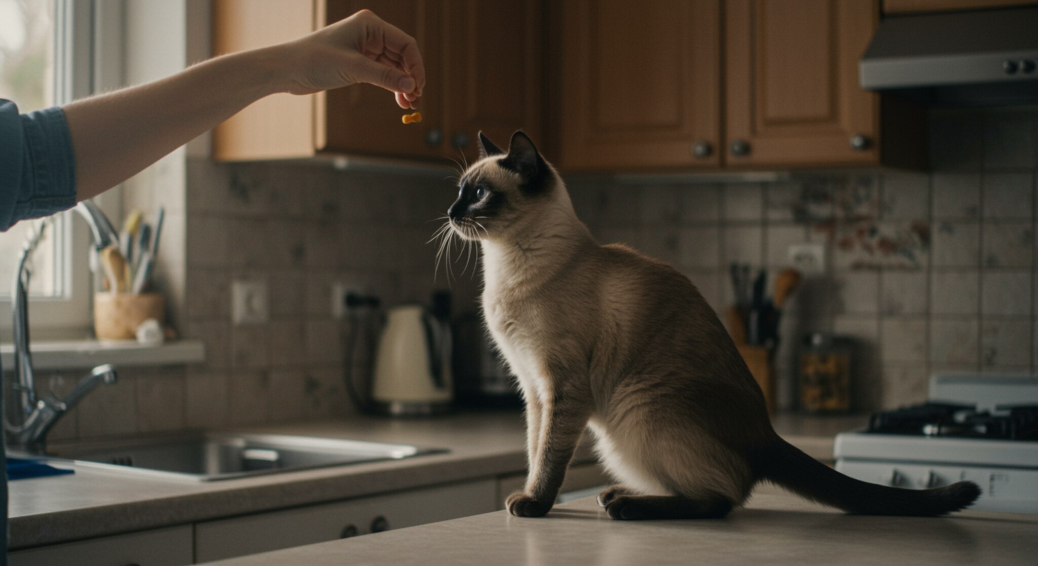 Mèo Xiêm Và Kỹ Năng Học “Không Nhảy Lên Bếp”