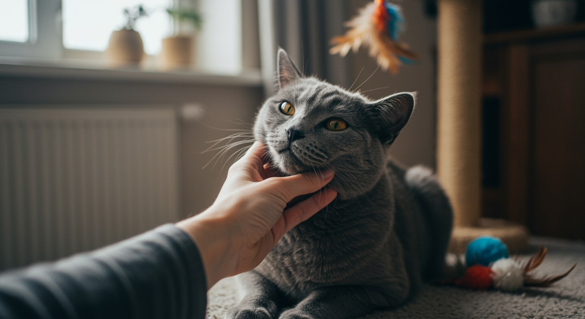Mèo Chartreux Và Bài Tập Tăng Tương Tác Với Người