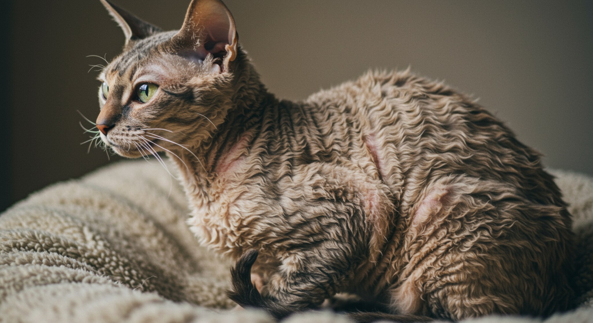 Cách Làm Dịu Da Bị Nổi Mẩn Ở Mèo Cornish Rex