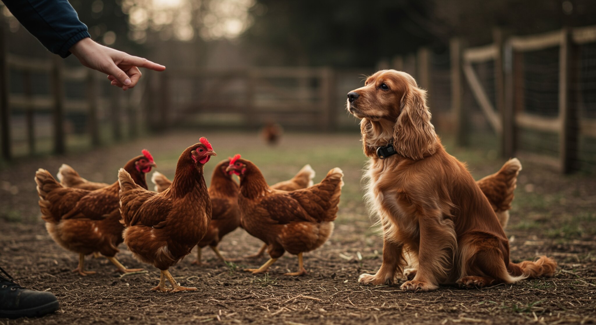 Chó Cocker Spaniel Có Thể Học Cách Không Đuổi Gà?